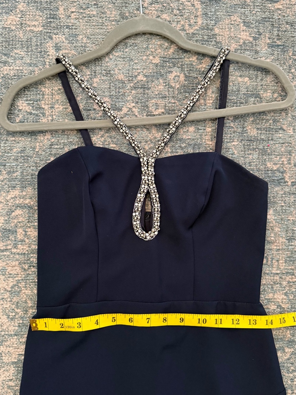 Aqua gown worn once! - Picture 13 of 15